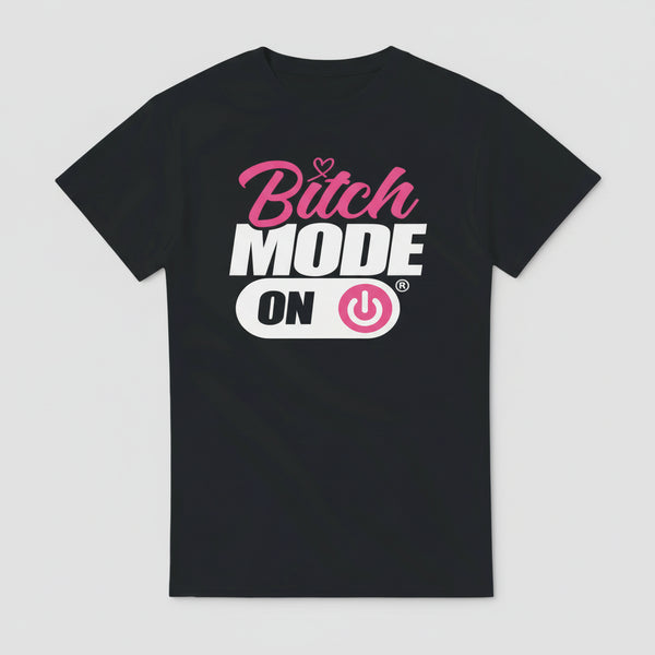 Bitch Mode - Heavyweight Unisex Crewneck T-shirt | Gildan® 5000 Black