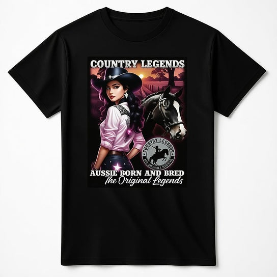 Country Legends - Heavyweight Unisex Crewneck T-shirt | Gildan® 5000
